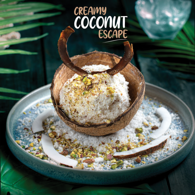 Coconut ice cream