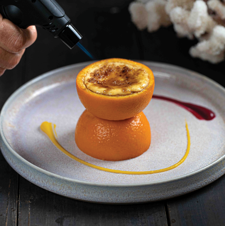 orange cream brule