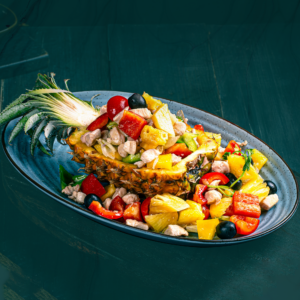 Chicken & Pineapple Boat Salad