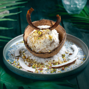 Coconut ice cream